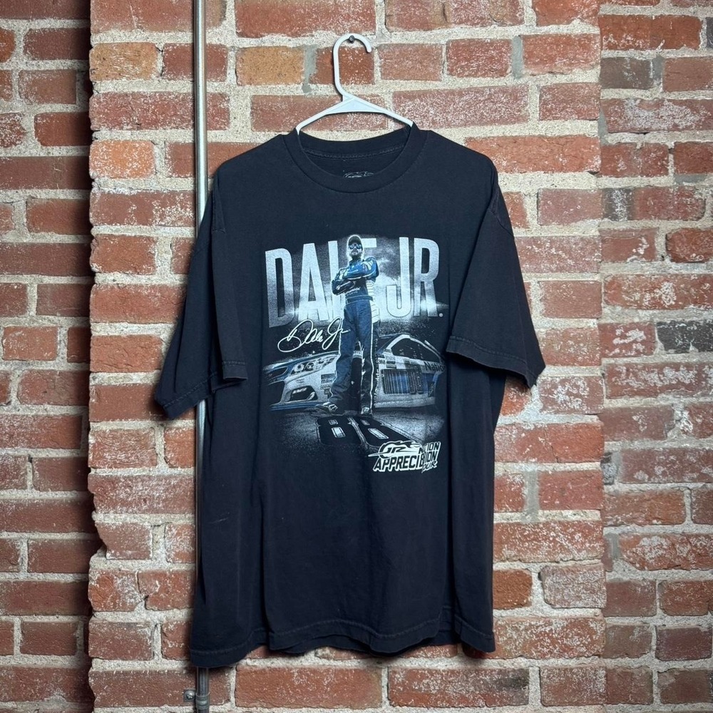 Dale Earnhardt Jr. black NASCAR t-shirt